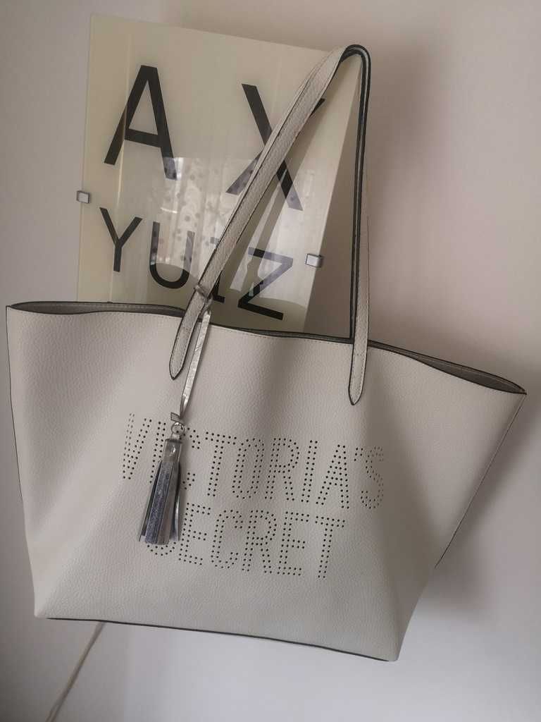 Victoria's Secret biała torba shopperka nowa