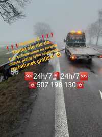 Pomoc Drogowa 24/7 Transport/Holowanie/Laweta/DZWOŃ o każdej porze