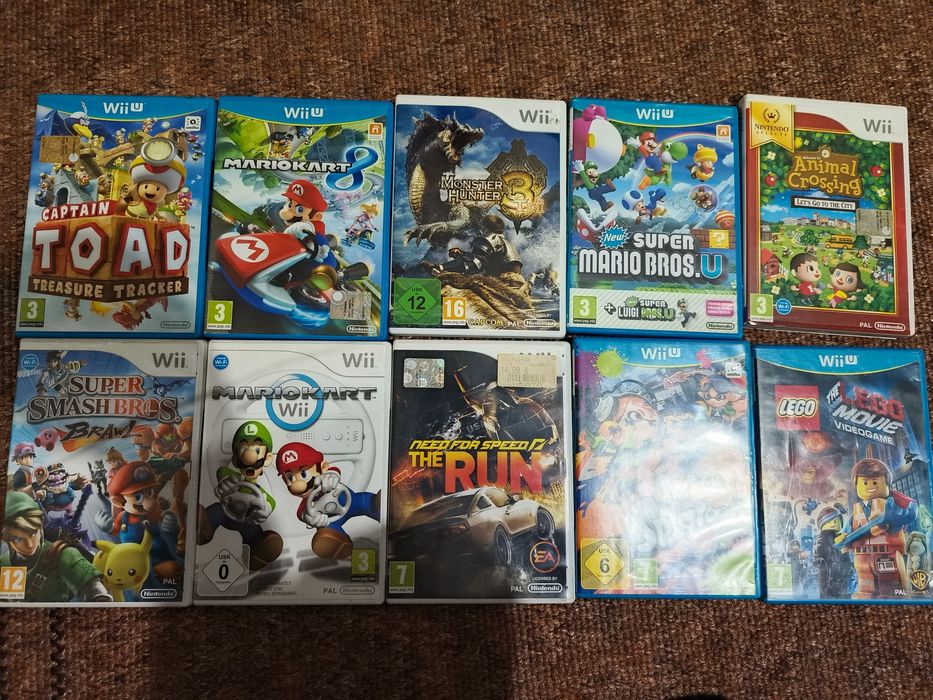 Лот дісків на Wii.