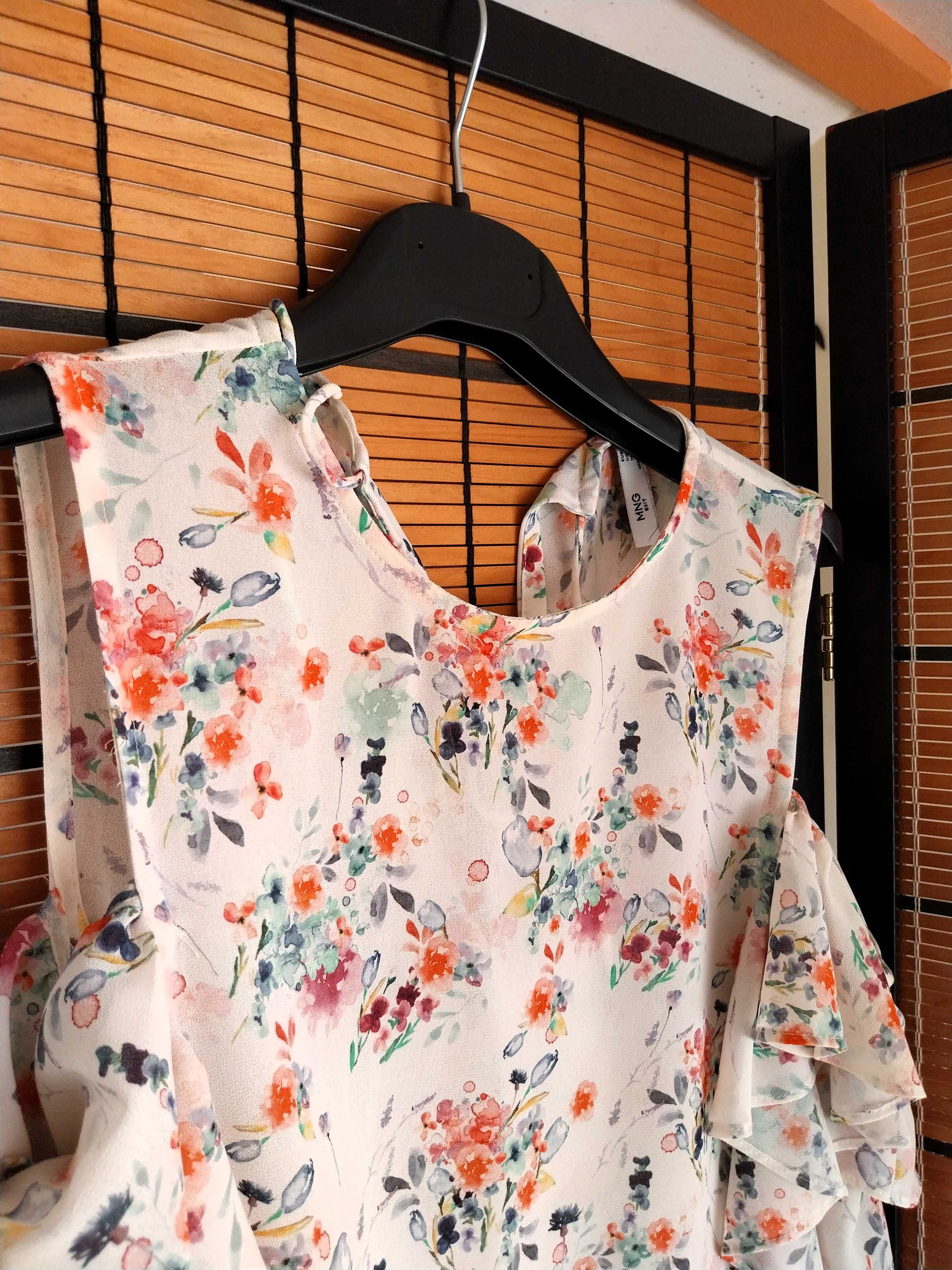 Blusa florida_particamente nova