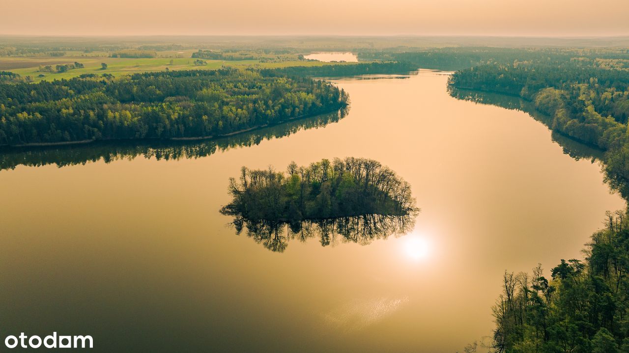 MAZURY Malownicze Działki bud z MPZP przy LESIE nad JEZIOREM_2h z W-wy