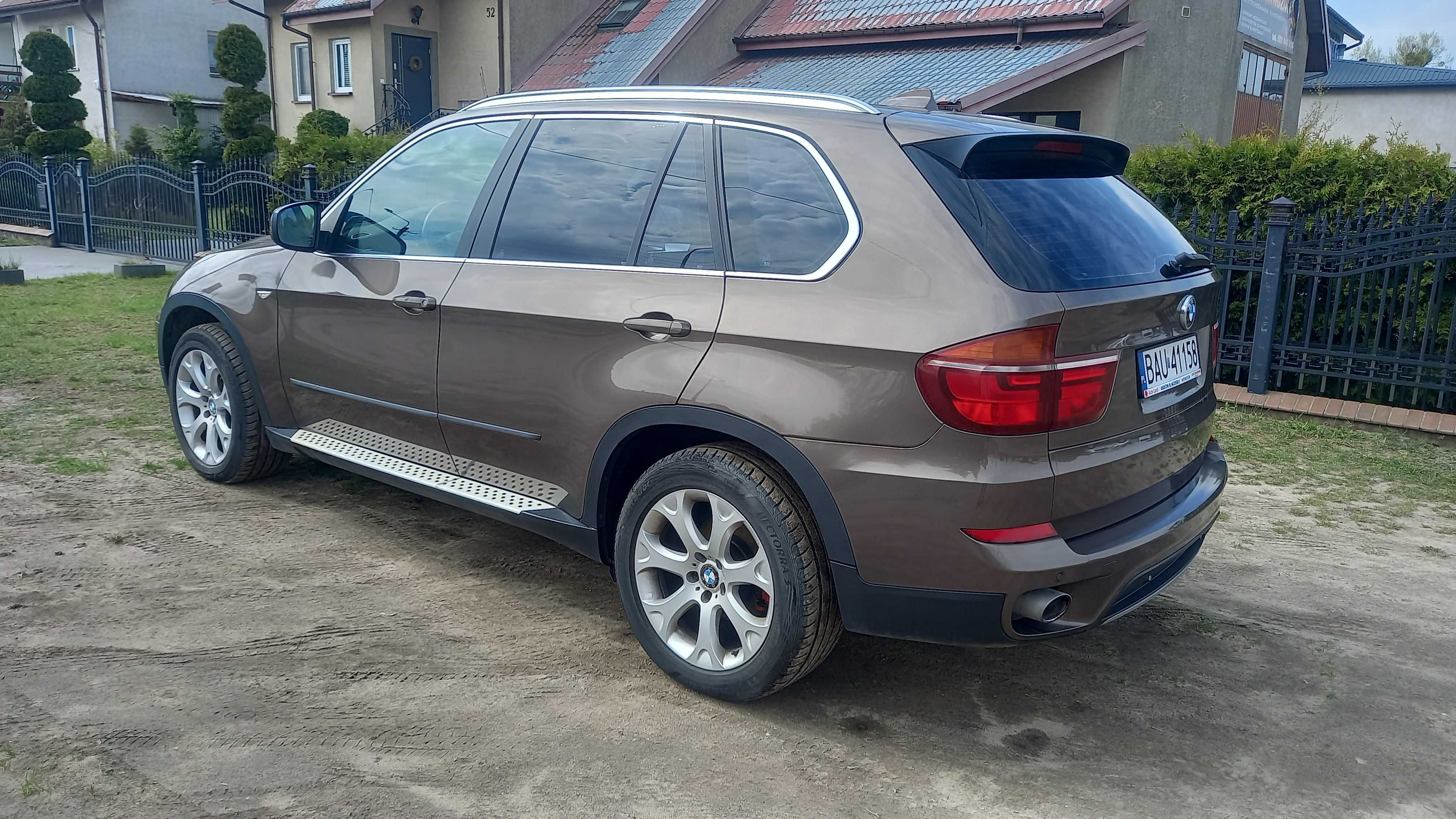 bmw x5 uszkodzony silnik pali jezdzi 306 km 40d rok 2010