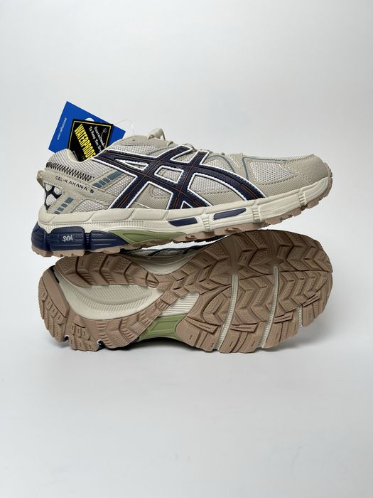 Термо мужские кроссовки Asics Gel Kahana 8 бежевие
