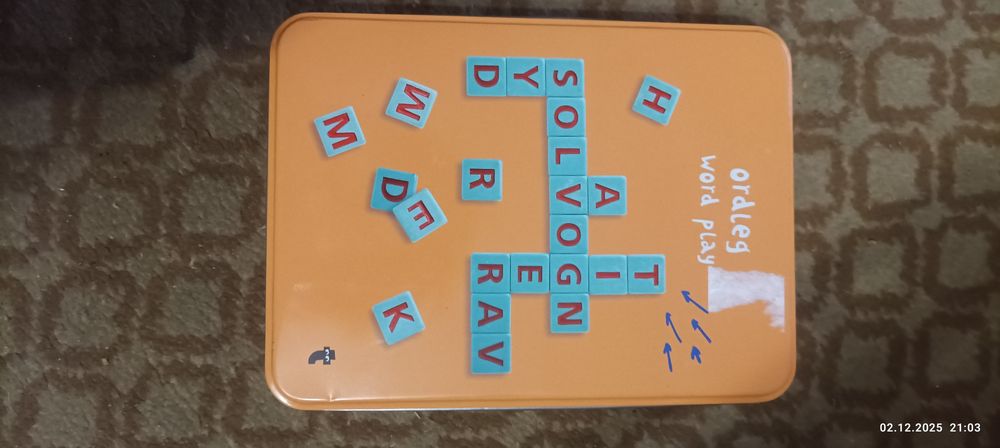 Гра в слова, англійська мова,