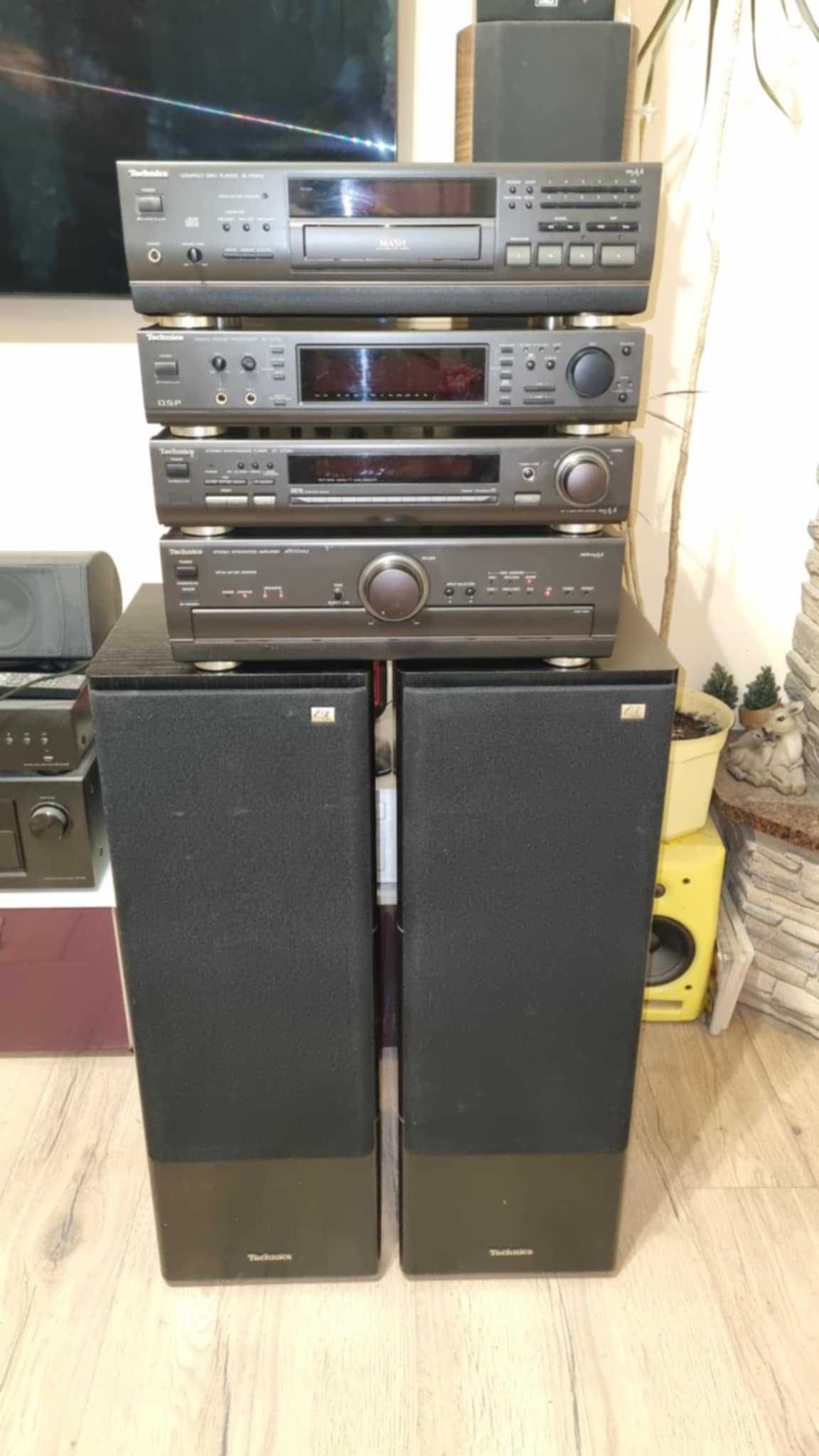 Wieża Technics SU-A900 SH-GE90 CD SL-PS840 z kolumnami Technics SB-EX7