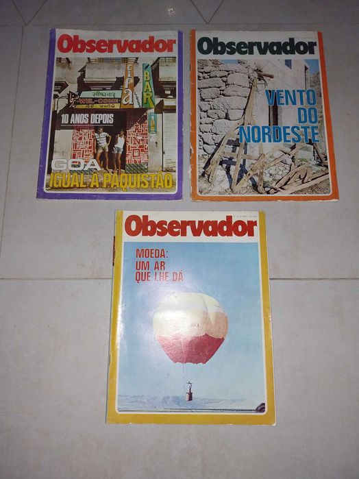 Observador - Lote Revistas Antigas