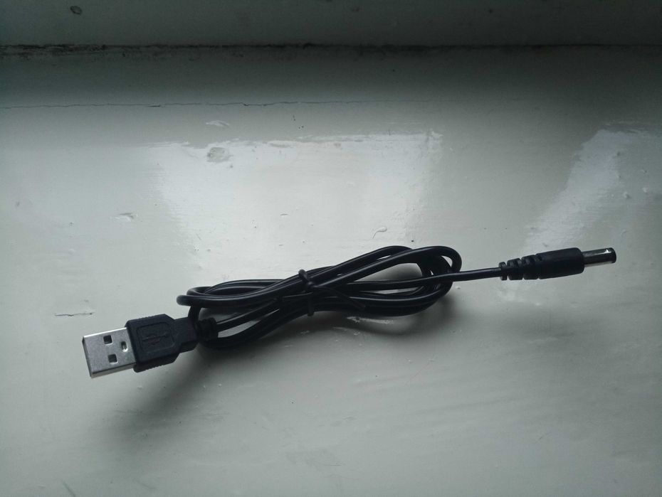 Кабель для роутера/повербанка USB DC 5V в 5V/9V/12V DC 5.5x2.1/5.5x2.5