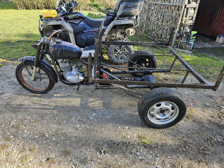 Wsk 125 b3 Trike Kos Lelek Dudek SAM Samoróbka wsk trajka