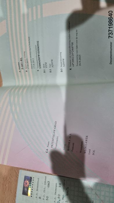 Skuter sym,symphony sr 50 4t,2013 rok,stan bdb.