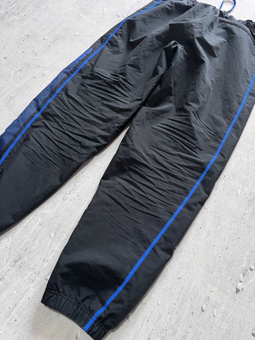 Czarne spodnie dresowe Nike vintage / szelest / y2k baggy trackpants