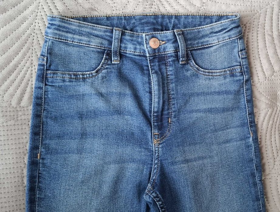Spodnie jeansowe rurki H&M, rozm.34