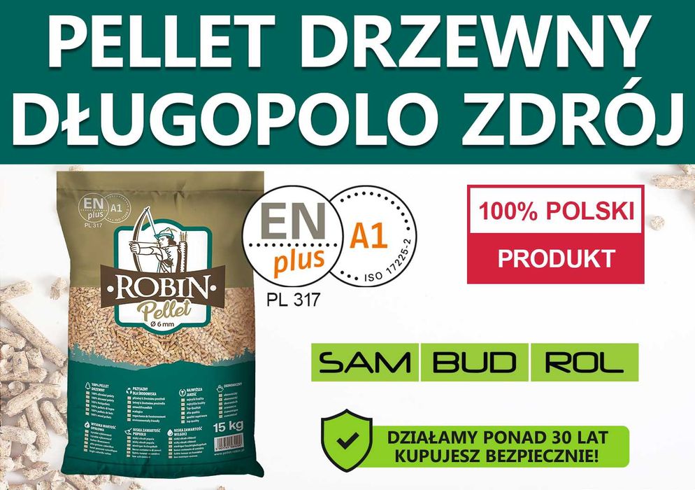 Pellet drzewny DŁUGOPOLE-ZDRÓJ, certyfikat A1 ENplus, TRANSPORT