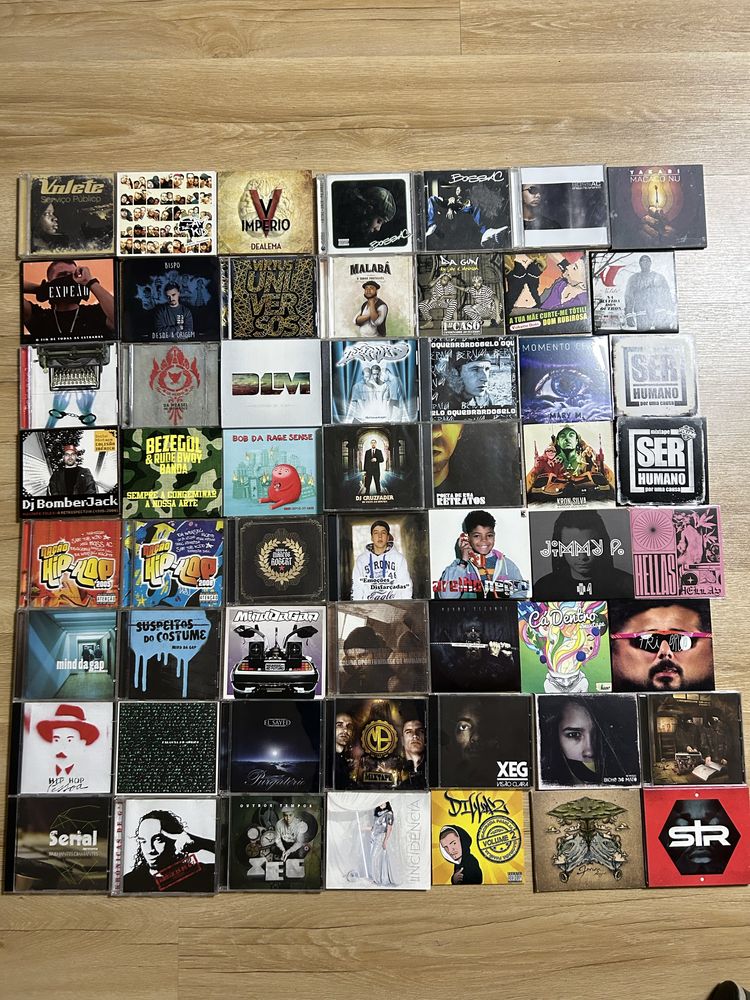 Coleção cd’s hip-hop tuga