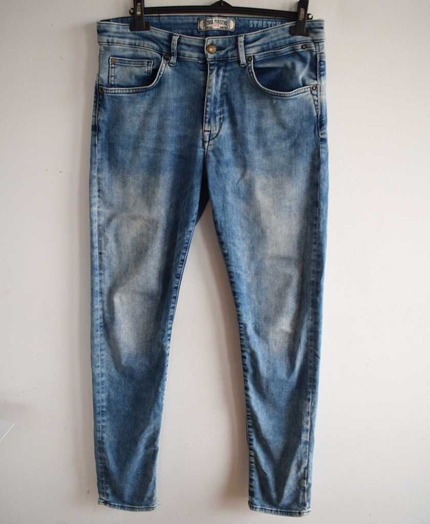 Petrol Industries spodnie jeansy slim rurki w33 l34 L
