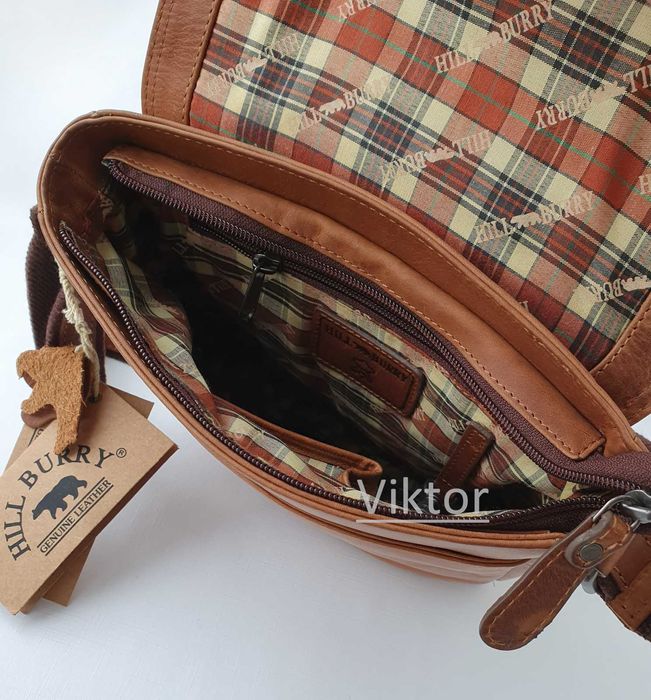 Мужская кожаная сумка Hill Burry 3161. Германия. Шкіряна сумка