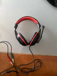 Headset com adaptador