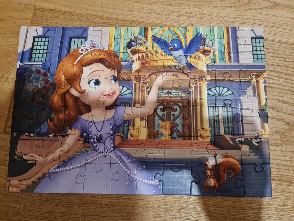 Puzzle trefl dla fanki księżniczki Zosi 2 opak