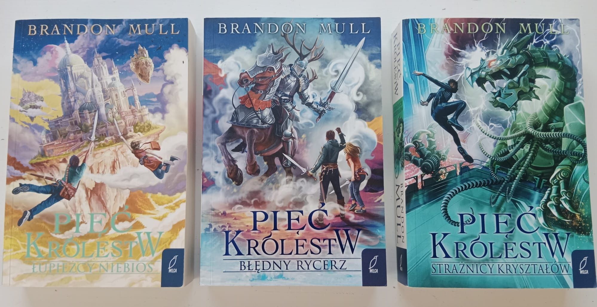 Pięć królestw Brandon Mull - trzy książki