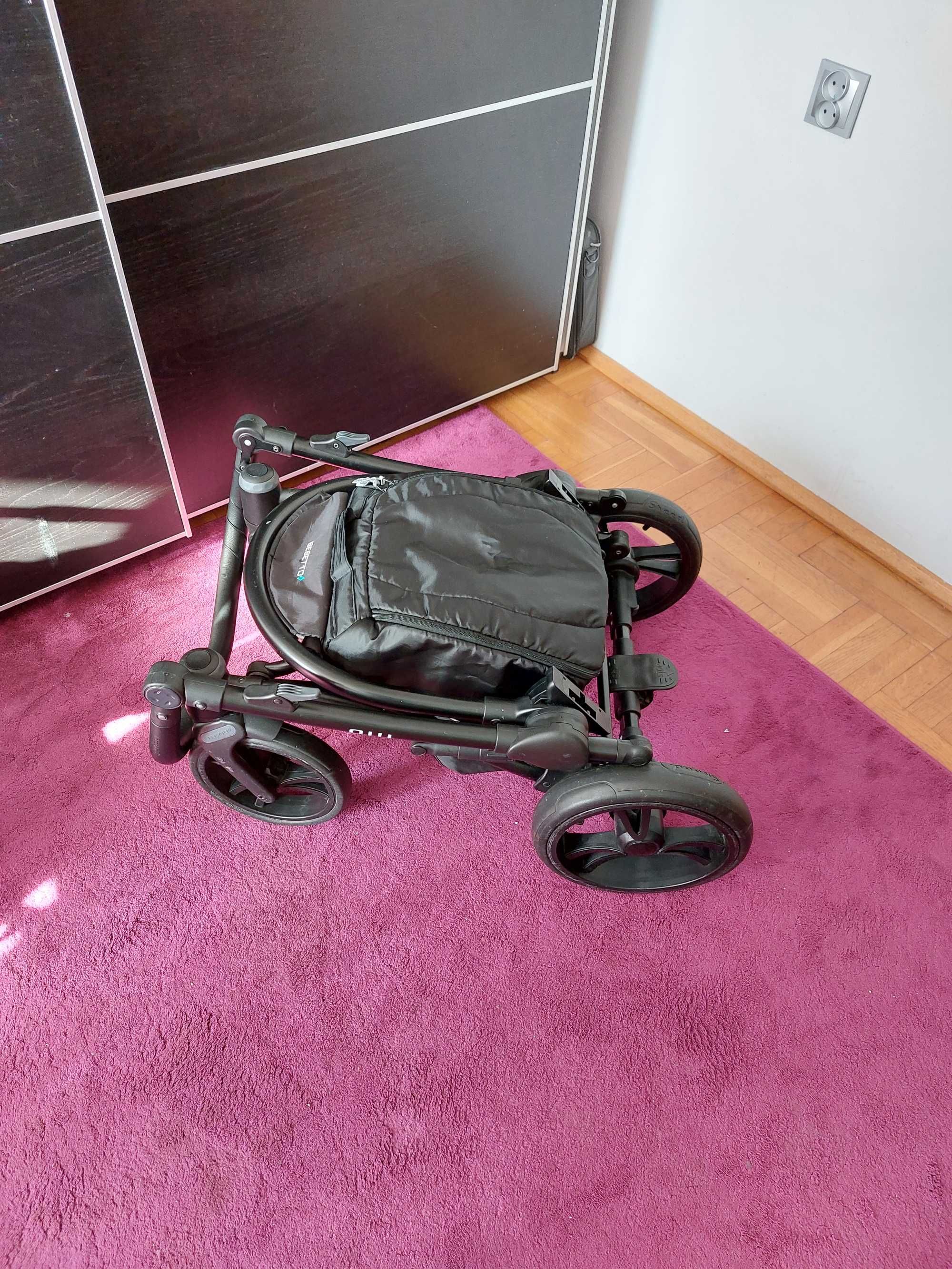 Wózek dziecięcy Bebetto Tito (2w1] gondola + spacerówka