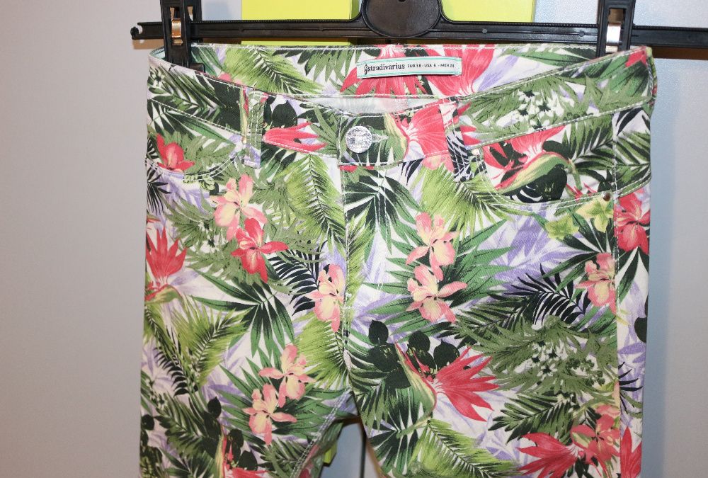 spodnie tropikalne - nowe z STRADIVARIUS rozm 38
