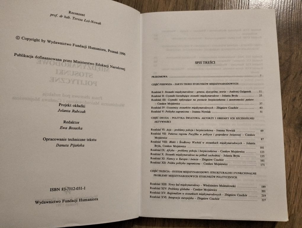 Międzynarodowe stosunki polityczne