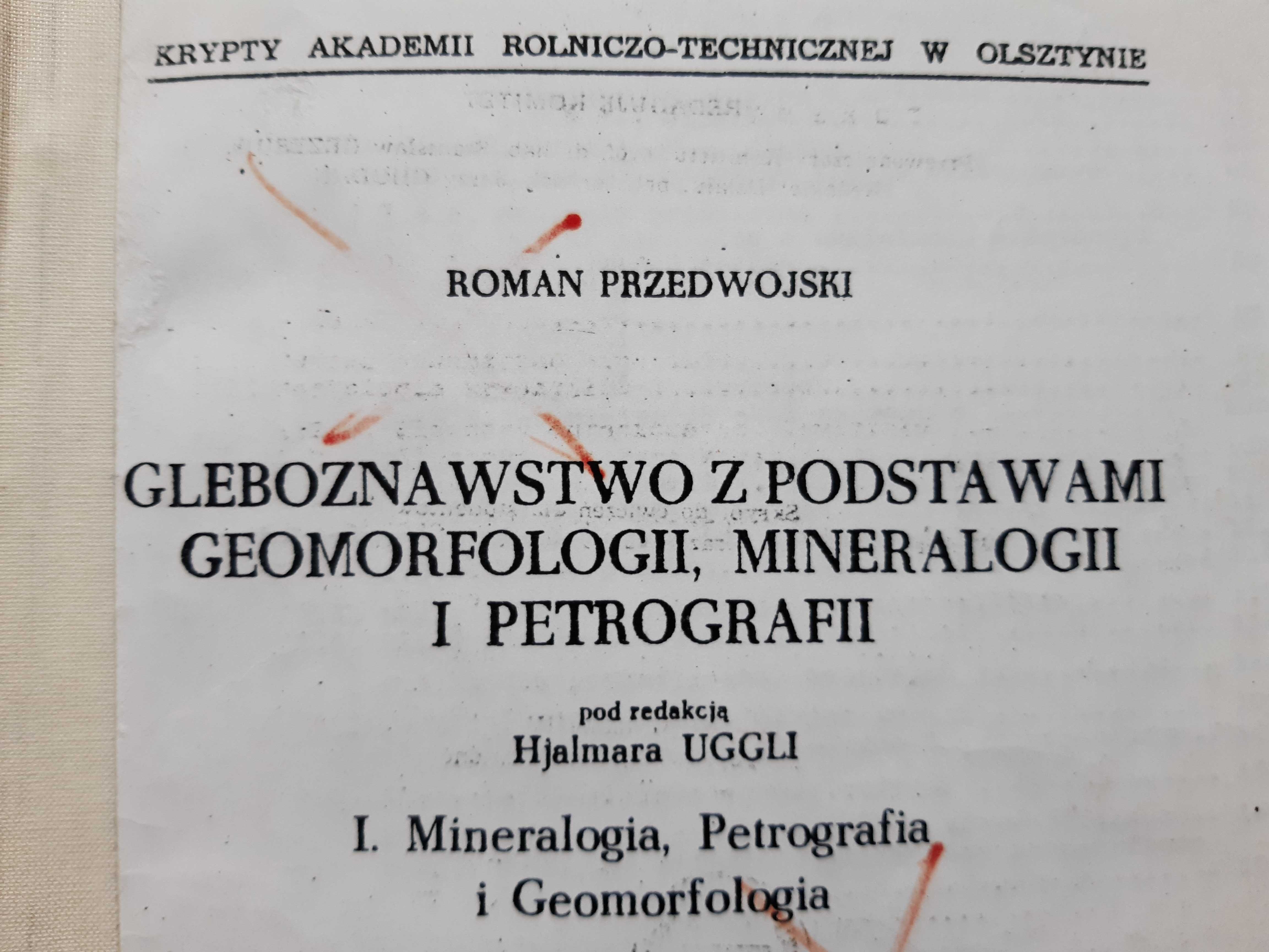 Gleboznawstwo z podstawami geomorfologii mineralogii i petrografii UWM