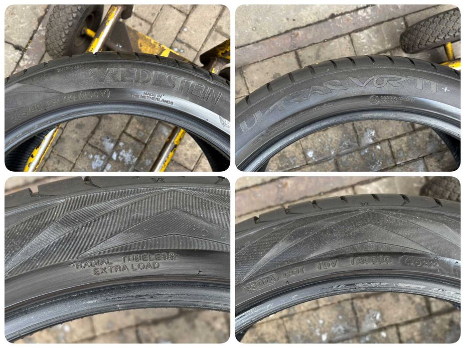 2X Opony Letnie 265/40ZR20 104Y VREDESTEIN ULTRAC VORTI + 5.8MM 2022R