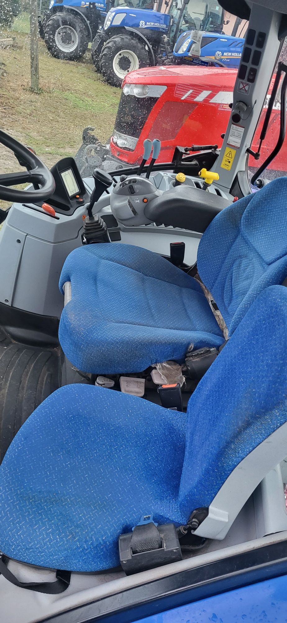 New Holland t6.155EC 2015r 6980h piękny stan,  możliwość nowych opon