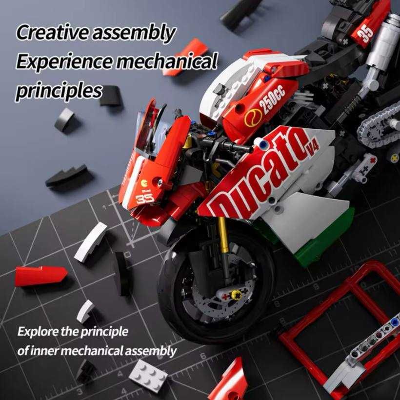 Мотоцикл Ducati V4 lego technic