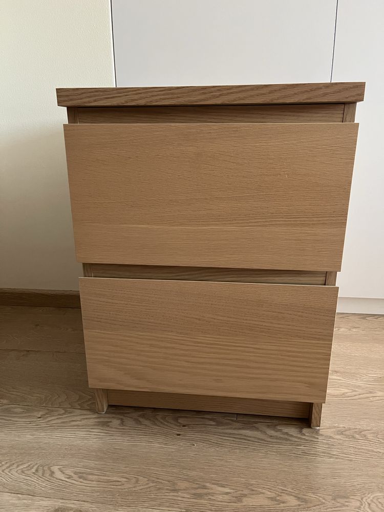 Komoda 2 szuflady/ szafka nocna Ikea MALM