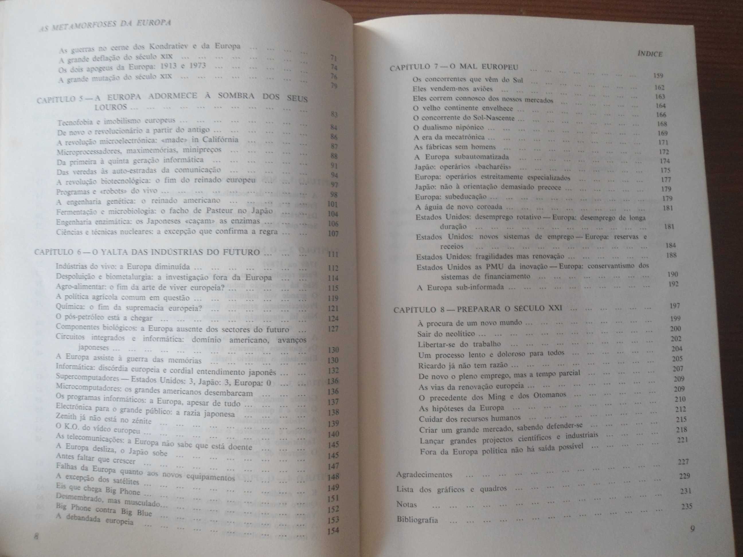 As Metamorfoses da Europa (1769.-2001) por Michel Richonnier