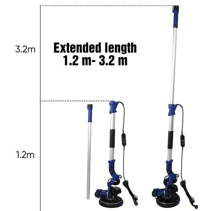 Lixadeira girafa, espirador encorpado e luz led.