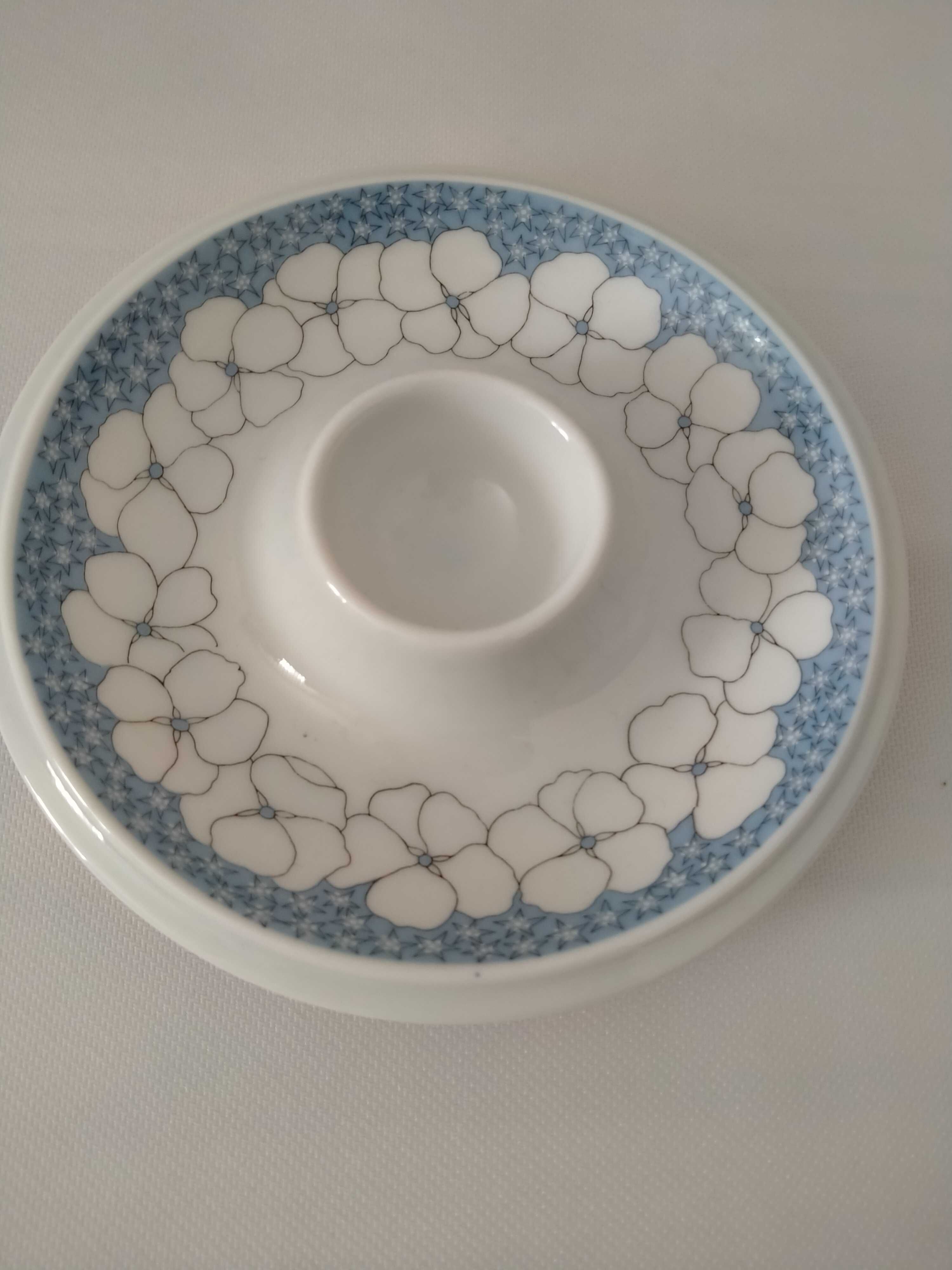 śliczna porcelanowa podstawka pod jajko, talerzyk  Thomas Germany