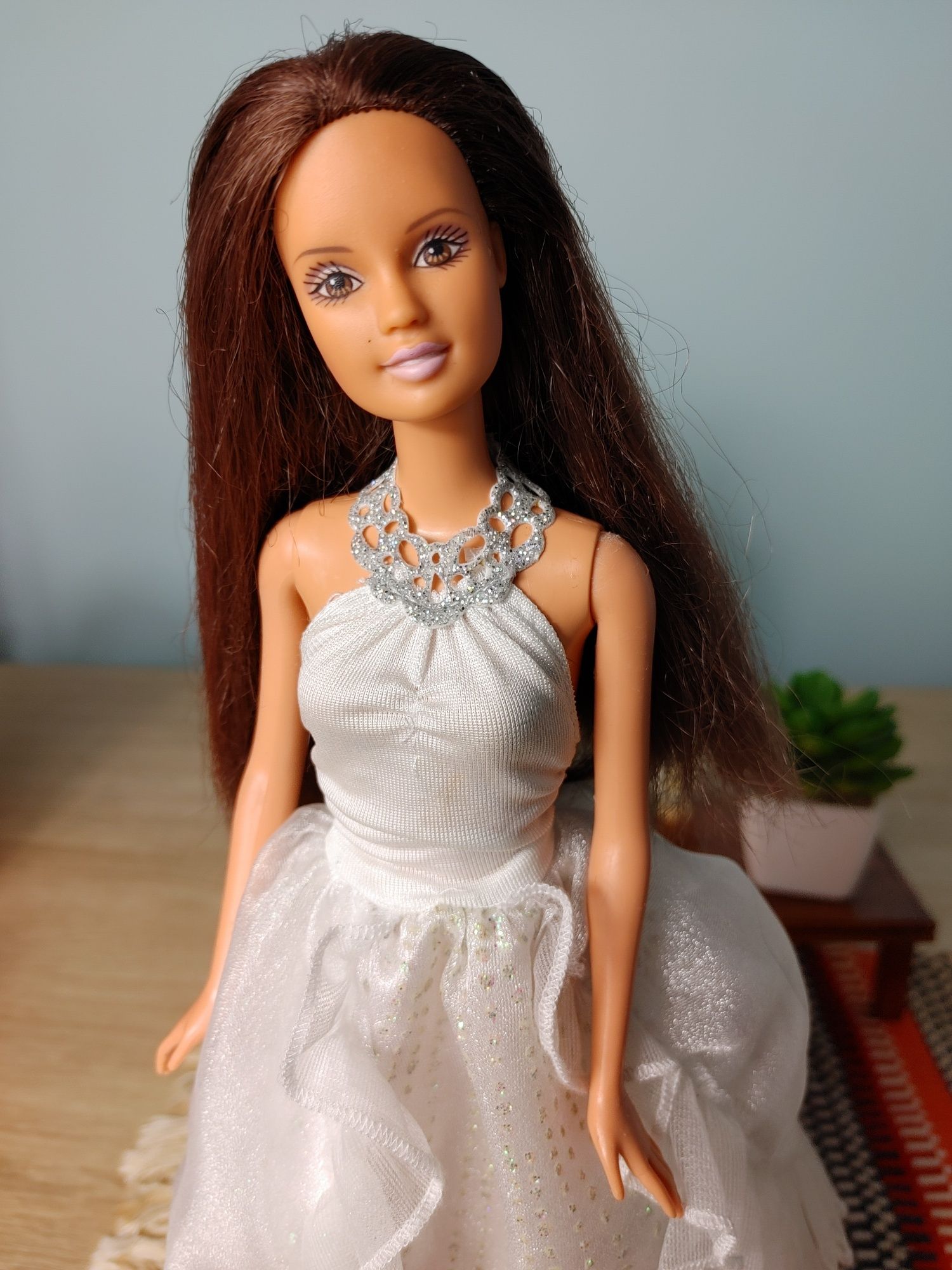 Lalka Barbie Teresa Spot Scene w sukni ślubnej wedding day bride 2010