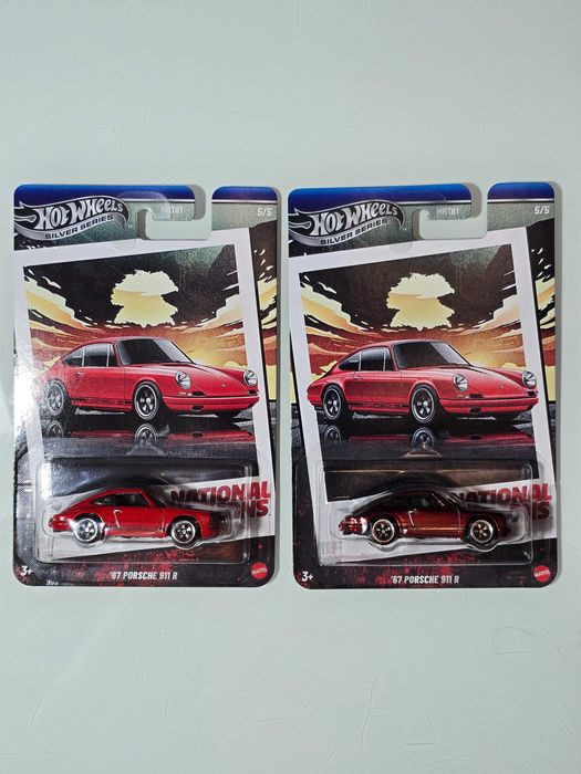 Zestaw Hot Wheels Porsche 911 R Chase + standard National Icons