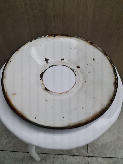 Klosze emaliowane lamp sygnatury