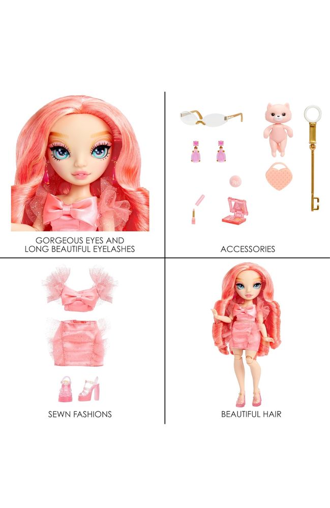Rainbow HIGH Pinkly FASHION DOLL лялька подарунок