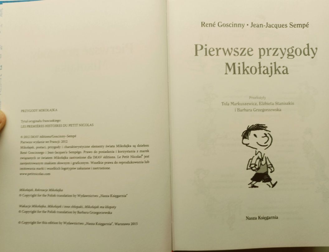 Pierwsze przygody Mikołajka Goscinny Sempe książka dla dzieci młodzież