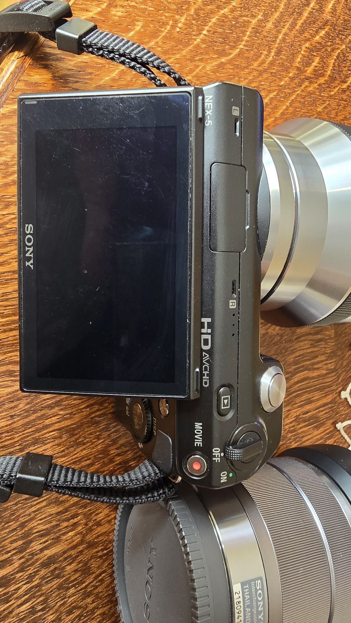 Sony Nex 5 z trzema obiektywami