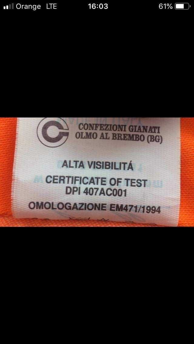 kombinezon roboczy jednocześciowy