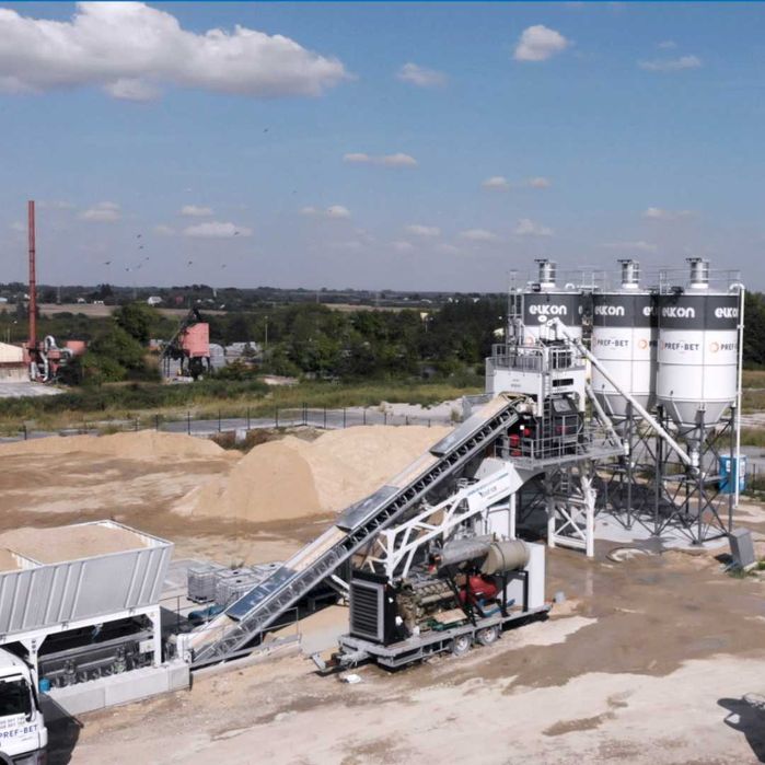 Szybko-przestawna betoniarnia ELKON Quick Master 135 (3 m³)