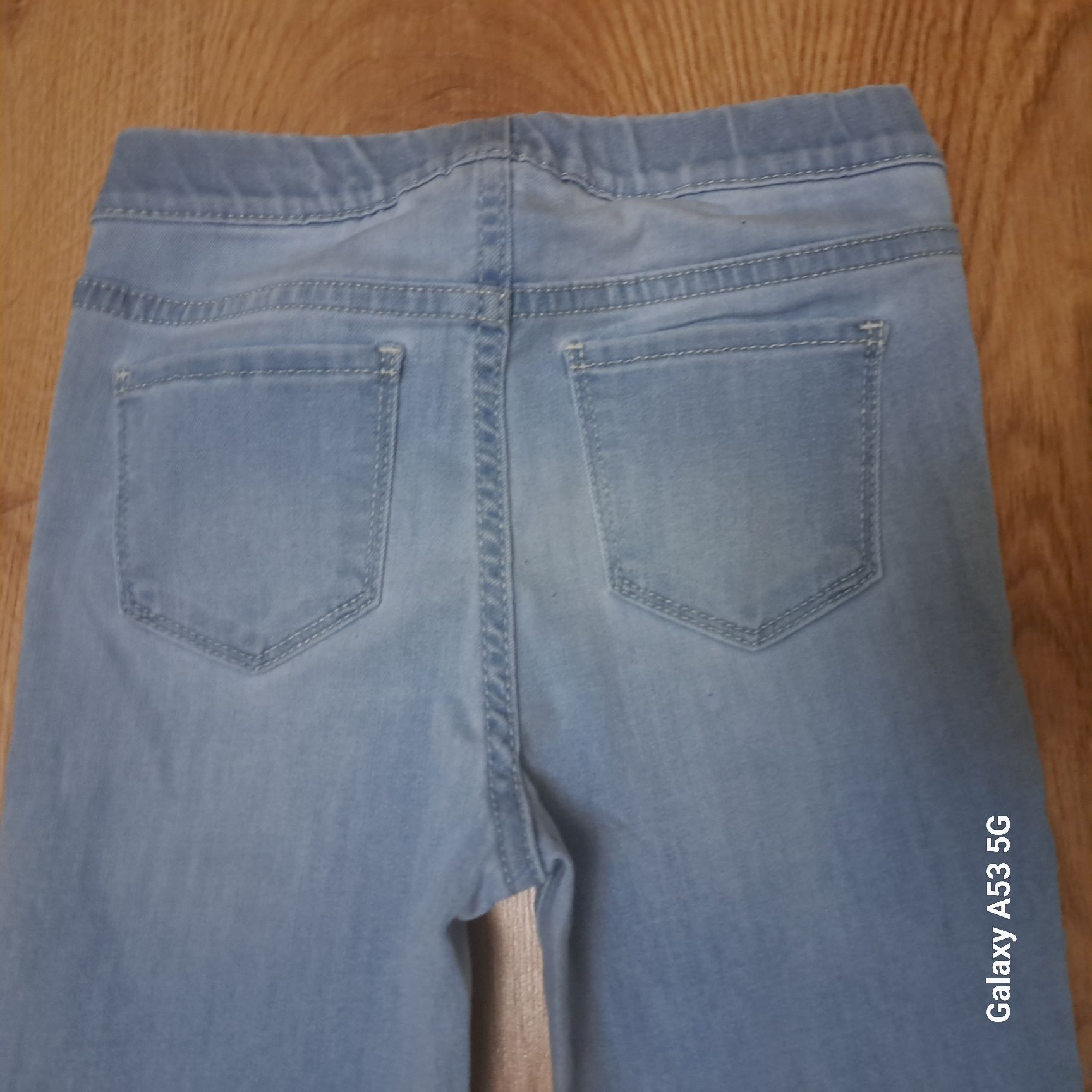 Jeansowe jegginsy super stretch jak legginsy