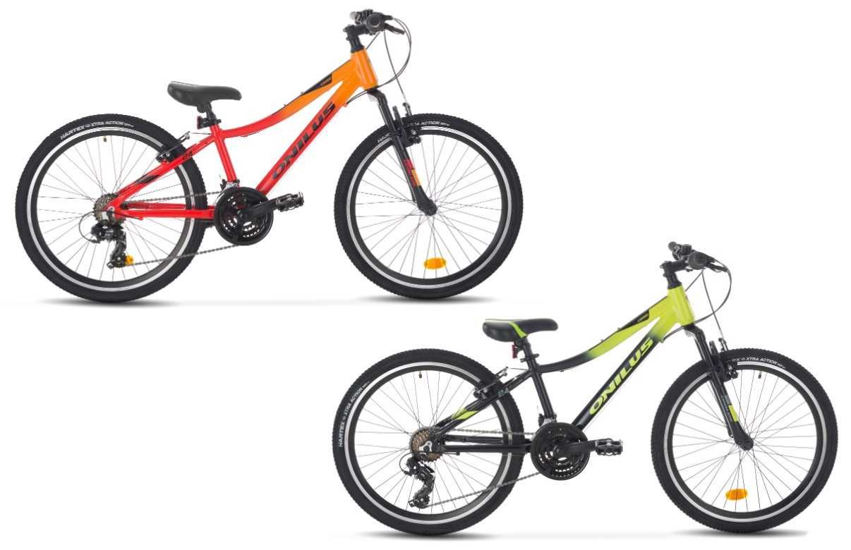 NOWY ONILUS CORSO Junior rower dziecięcy dla chłopca koła 24 Shimano