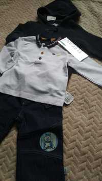 Nowy zestaw ubrań dla chłopca roczek r. 80 coccodrillo wójcik