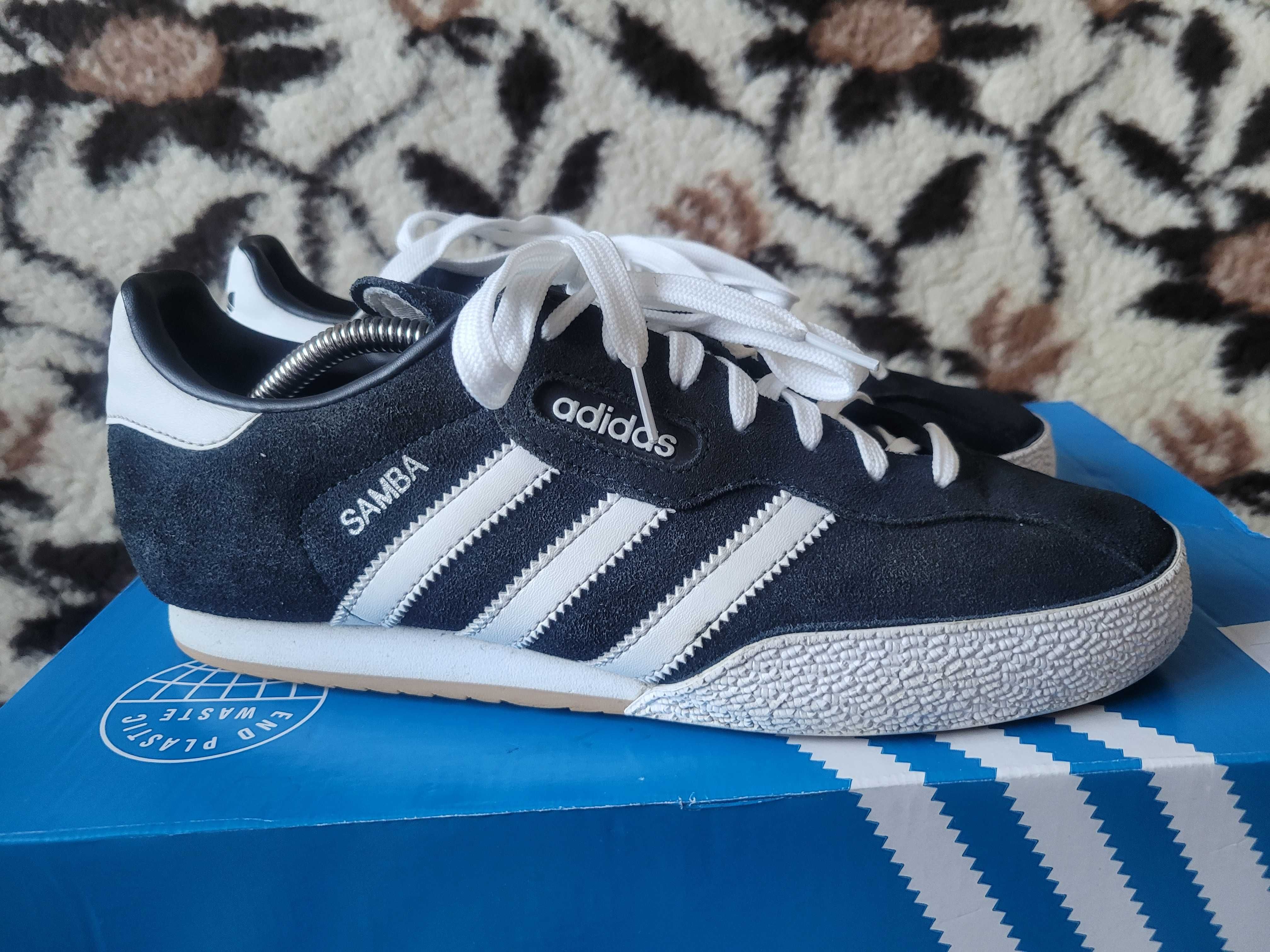 Mega trampki sport Adidas Originals Samba Super Suede wkł.26,5cm skóra
