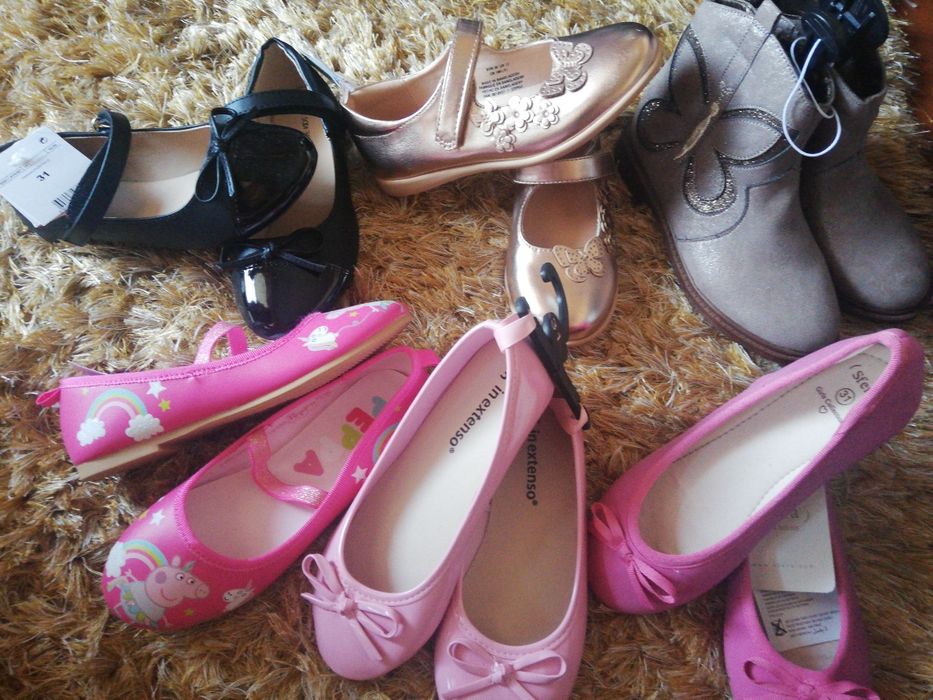 Botas e sapatos menina NOVOS t30/31