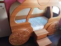 Дитячий комплект кровать "Принцеса + плюс полка для іграшок чи взуття.