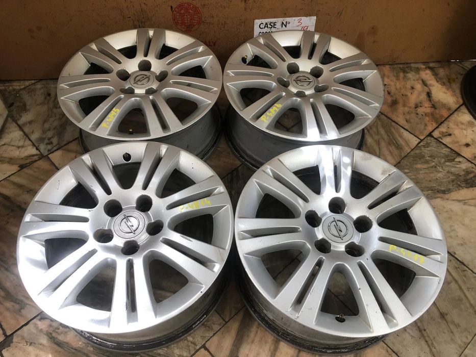 Felgi Aluminiowe Alufelgi R16 5x110 65,1MM ET 39 6.5 J - Komplet -Opel Astra H- Gwarancja Wysyłka Montaż