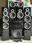 Kino Domowe Dolby Atmos Onkyo Wharfedale Diamond Amplituner Subwoofer