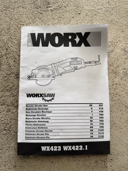 serra circular compacta Worx